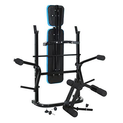 JX-CB-204B 웨이트 벤치, 레그익스 및 암 컬 패드 포함