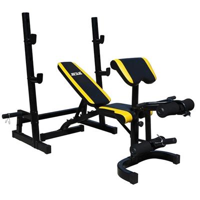 JX-280C 웨이트 벤치, 레그익스 및 암 컬 패드 포함 